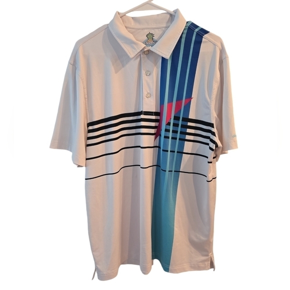 CHUBBIES GOEMETRIC POLO. SIZE LARGE. - Picture 1 of 8